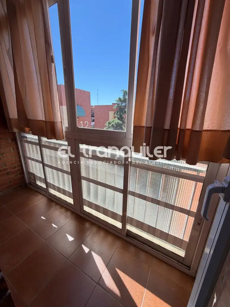 Balcony of Flat for rent in Madrid  with Air Conditioner, Terrace and Washing machine