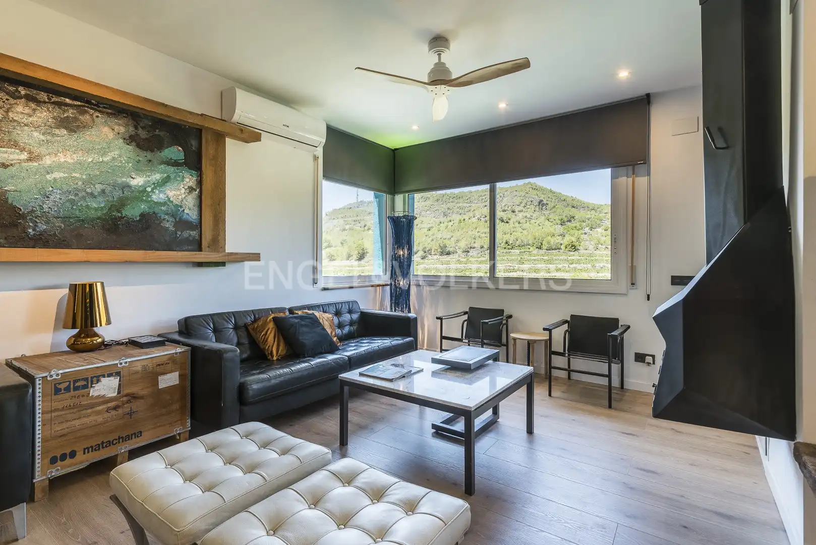 Living room of Houses for sale in Vespella de Gaià  with Air Conditioner, Heating and Private garden