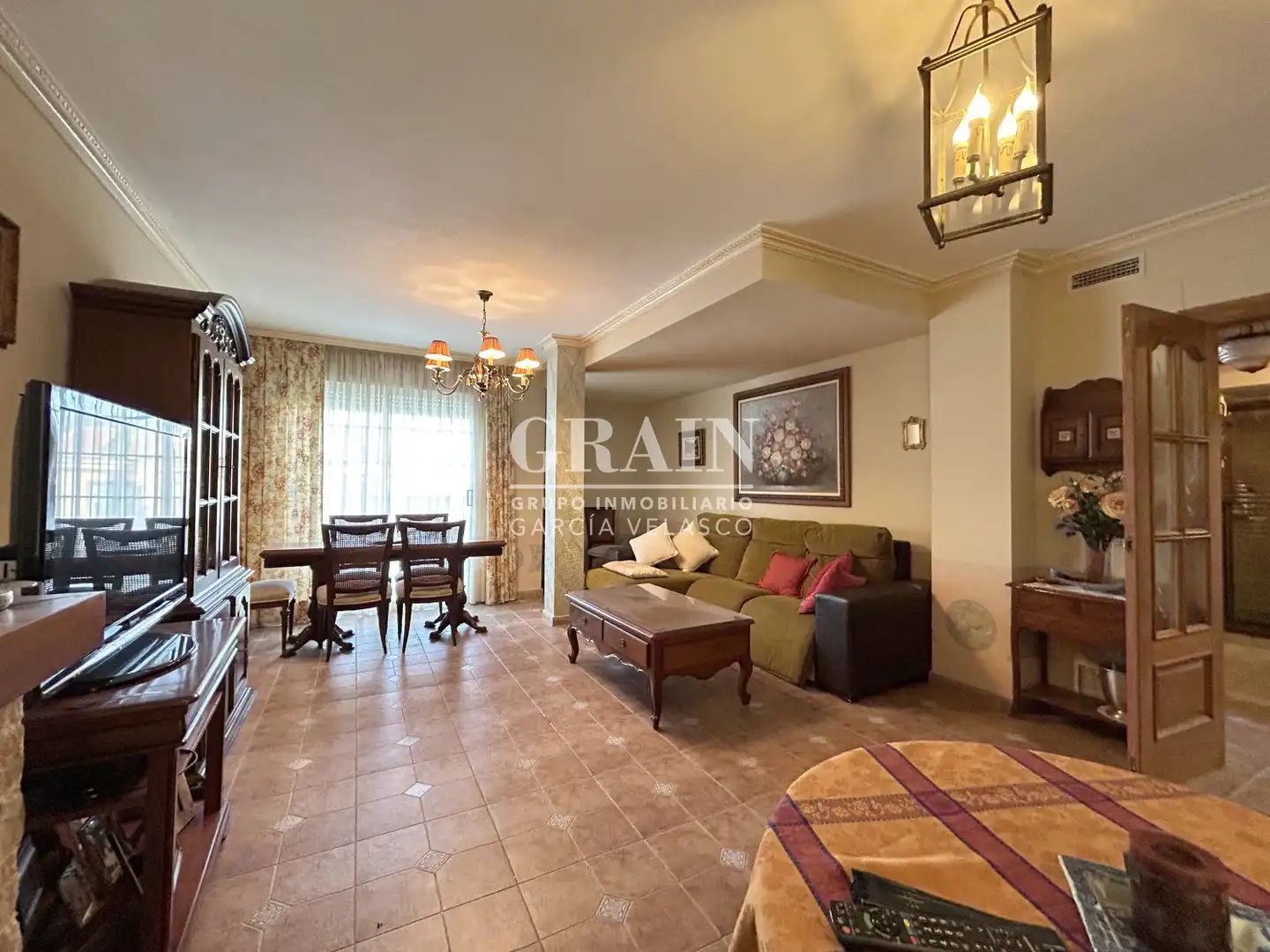 Living room of Detached homes for sale in La Gineta  with Heating, Private garden and Terrace