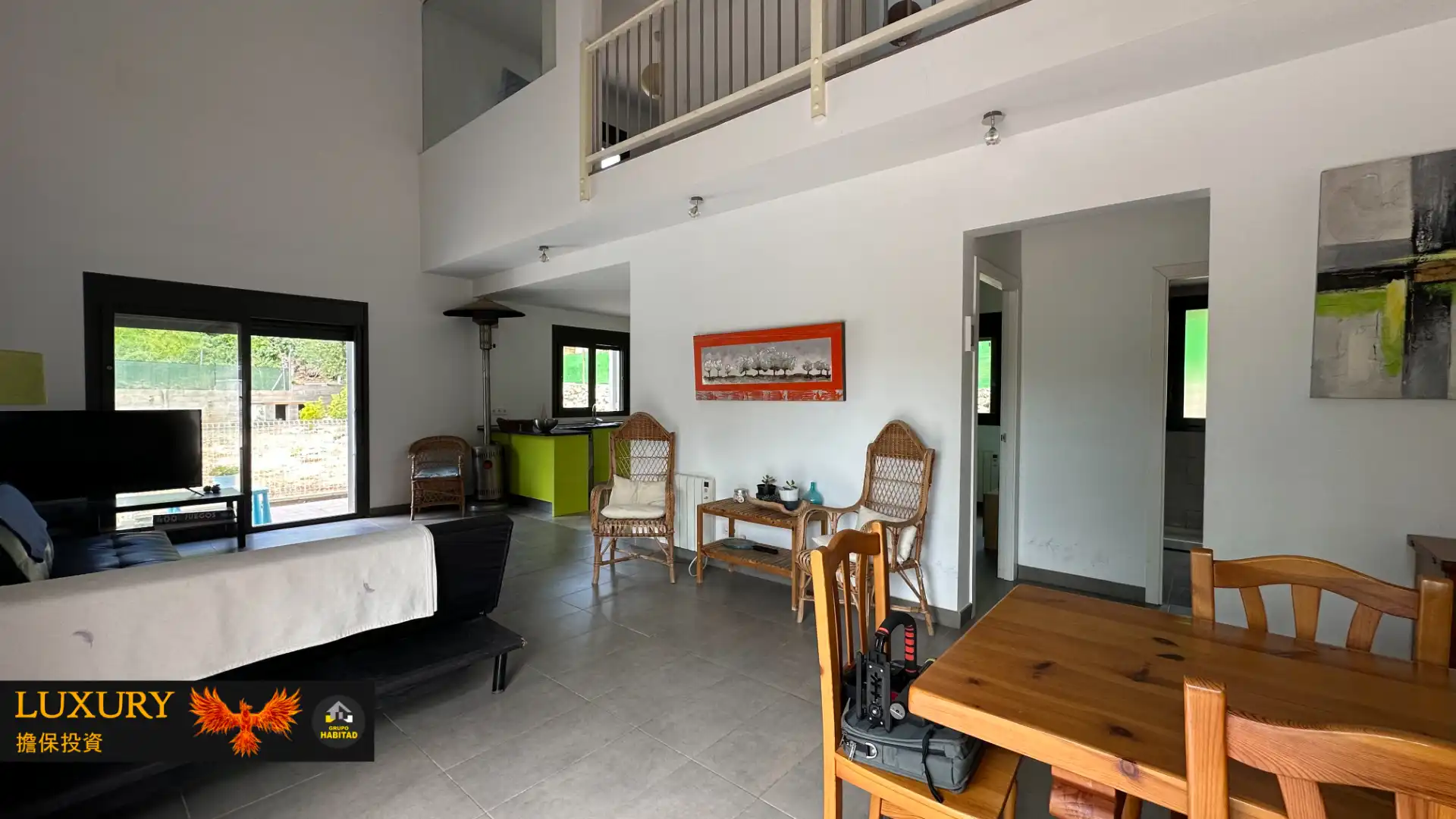 Wohnzimmer von Haus oder Chalet zum Verkauf in Cunit mit Heizung, Privatgarten und Schwimmbad