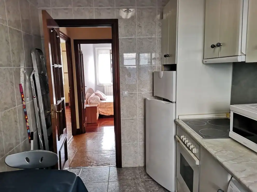 Cocina de Piso de alquiler en Pasaia con Calefacción, Parquet y Amueblado