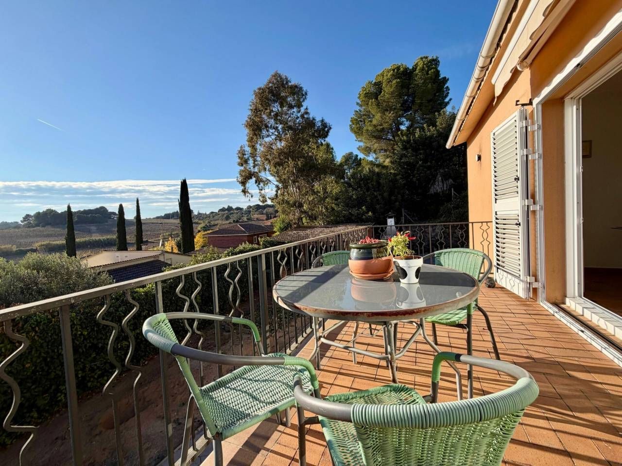 Terrassa de Casa o xalet en venda en Sant Llorenç d'Hortons amb Calefacció, Jardí privat i Terrassa