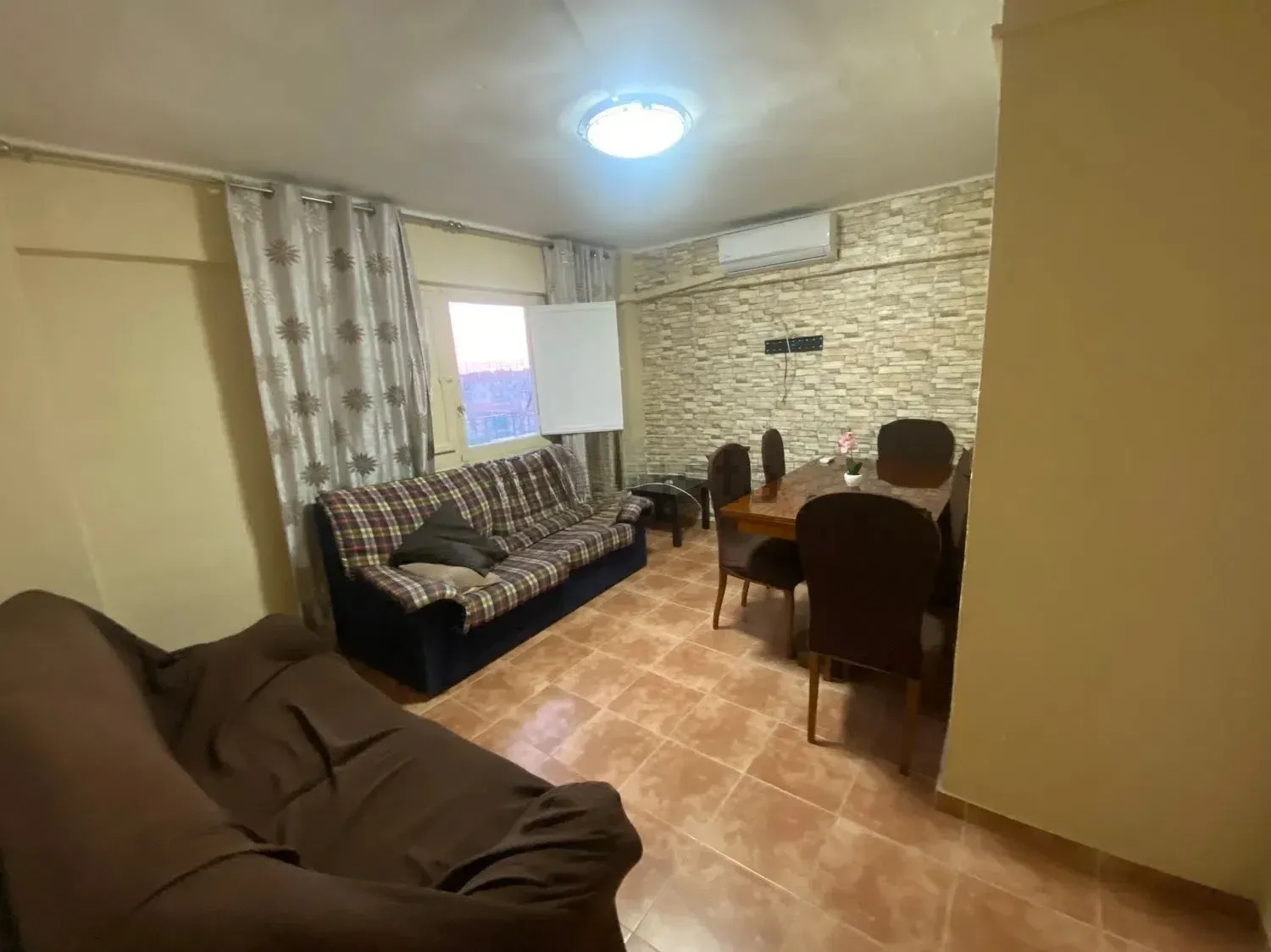 Living room of Flat to rent in Alicante / Alacant  with Air Conditioner and Furnished