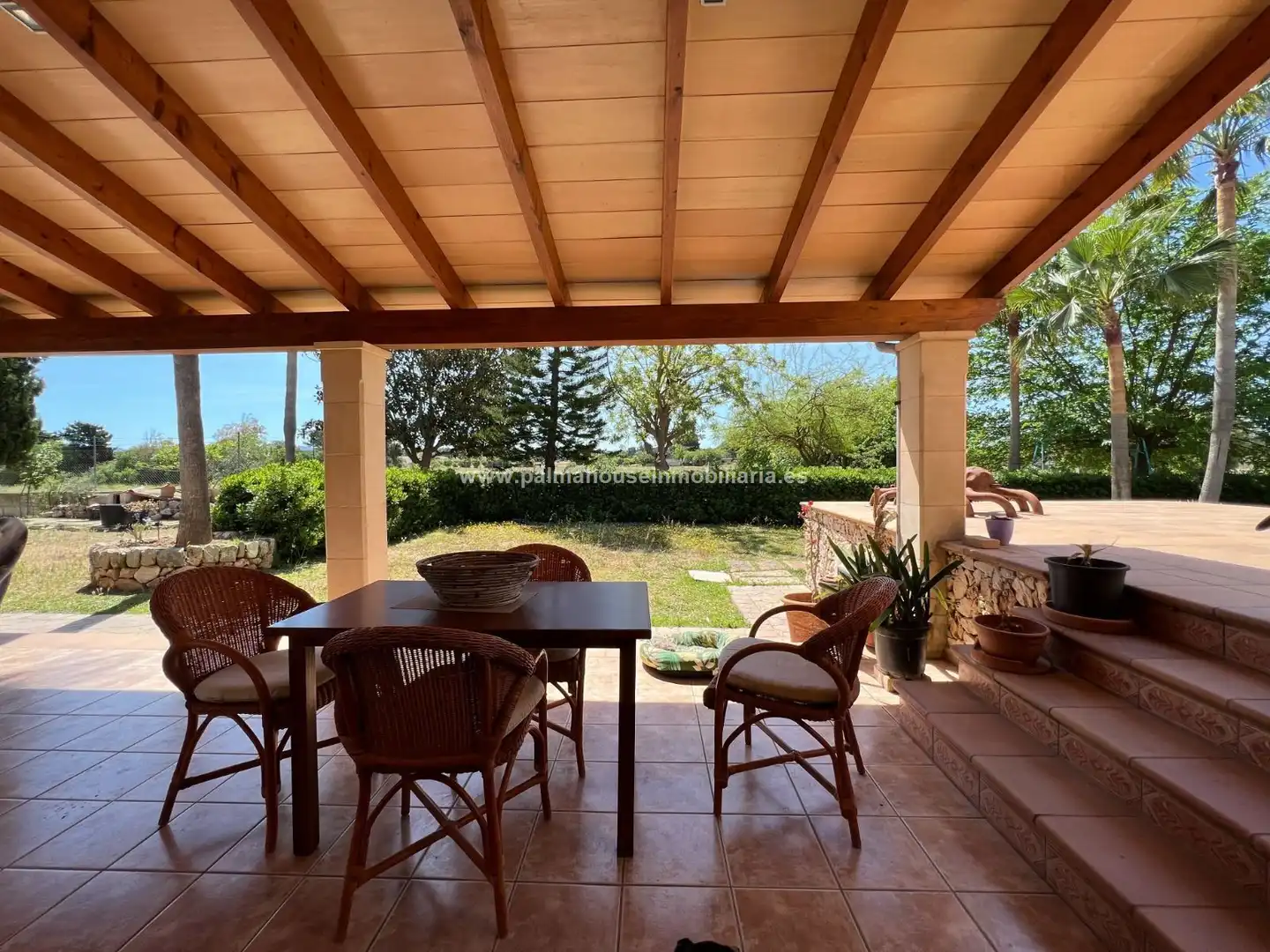 Garten von Country house zur Miete in Muro mit Klimaanlage, Heizung und Privatgarten