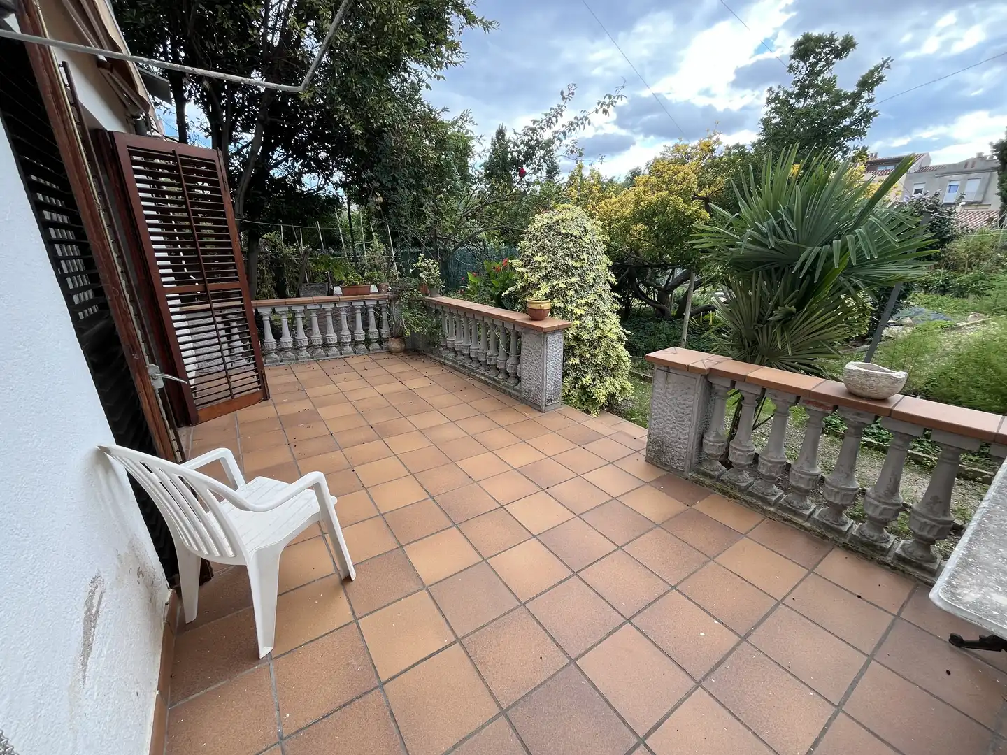 Terraza de Casa adosada en venta en Cassà de la Selva con Calefacción, Jardín privado y Parquet