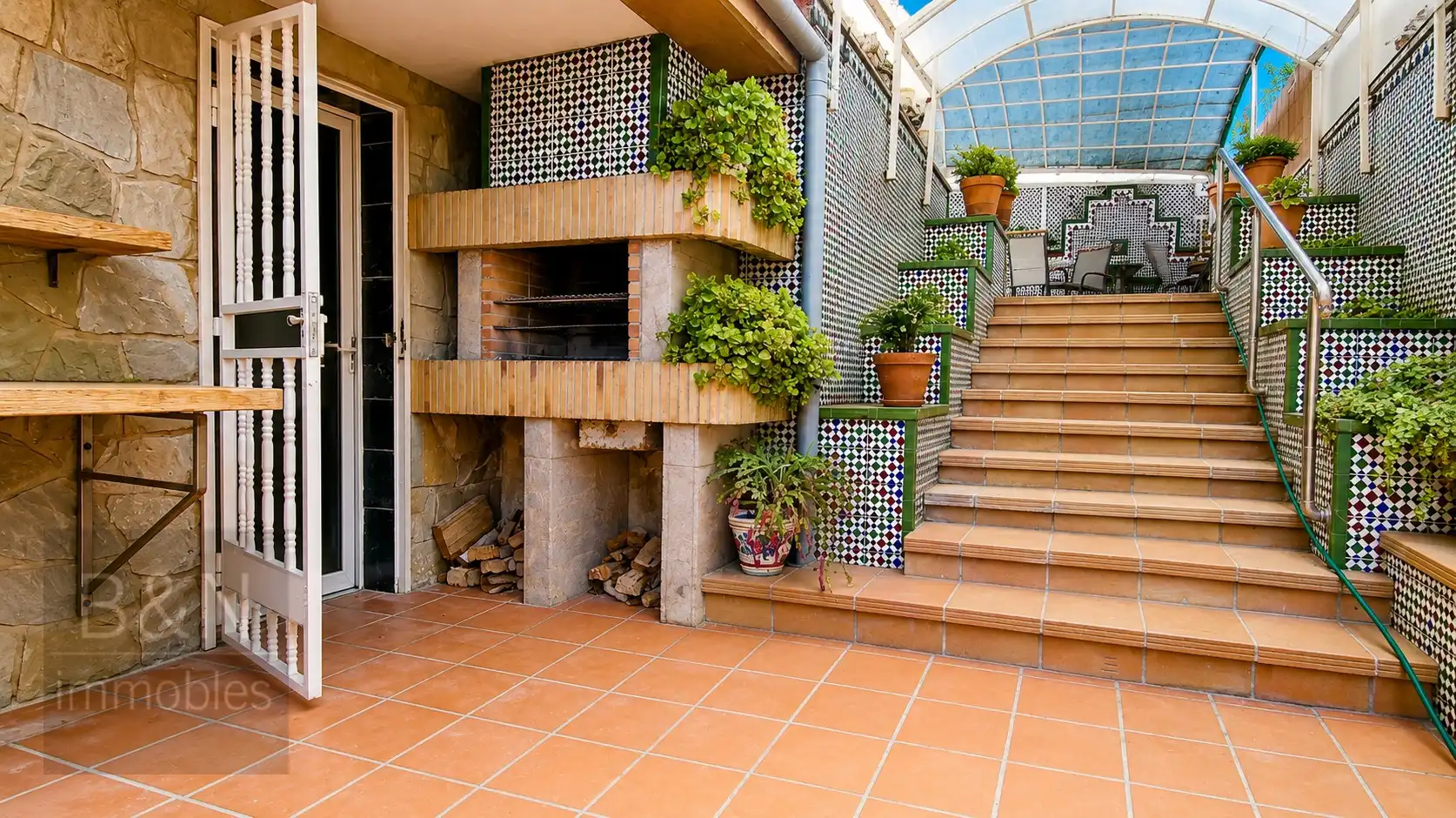 Terrasse von Haus oder Chalet zum Verkauf in Terrassa mit Heizung und Schwimmbad