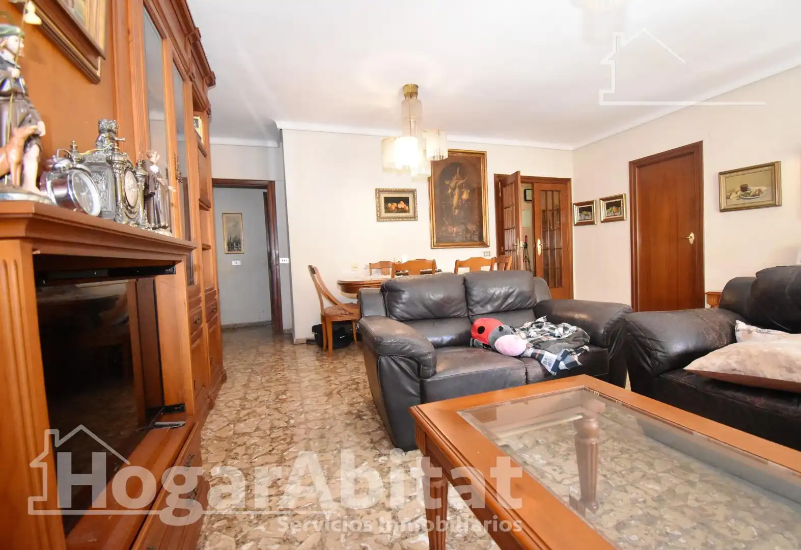 Living room of Flat for sale in Vila-real  with Air Conditioner, Heating and Furnished