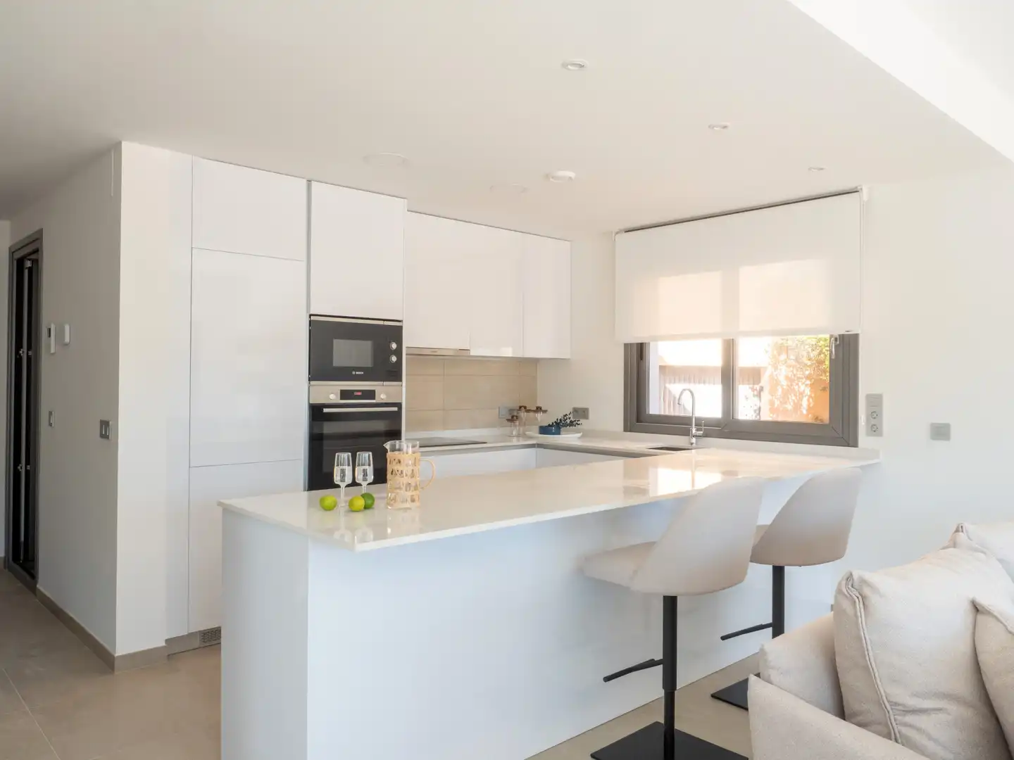Cocina de Dúplex en venta en Ses Salines con Aire acondicionado, Jardín privado y Terraza