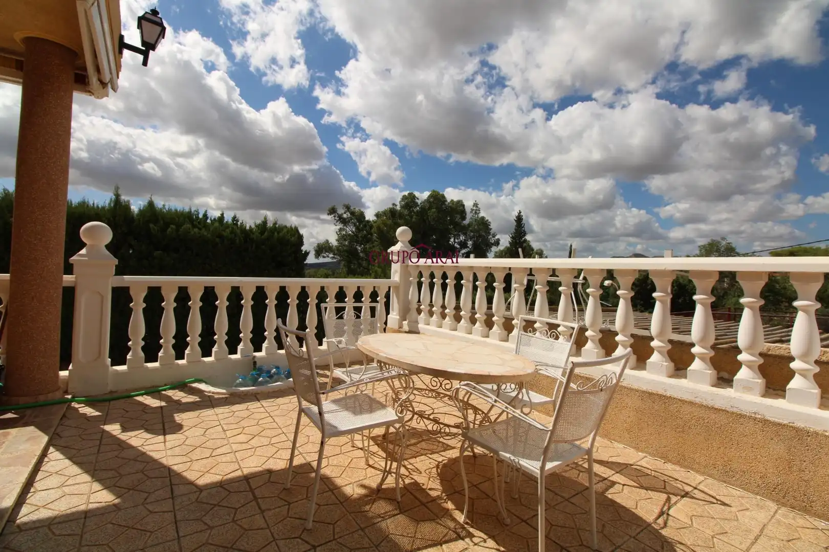Terrassa de Casa o xalet en venda en Alicante / Alacant amb Aire condicionat, Calefacció i Jardí privat