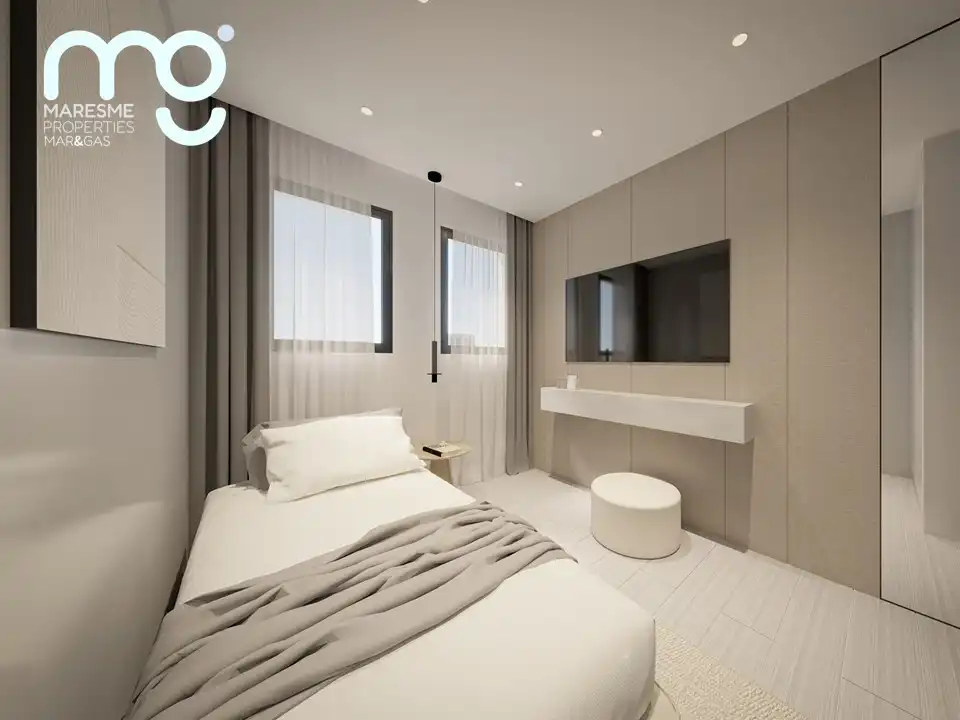 Bedroom of Detached homes for sale in El Masnou  with Air Conditioner, Heating and Private garden