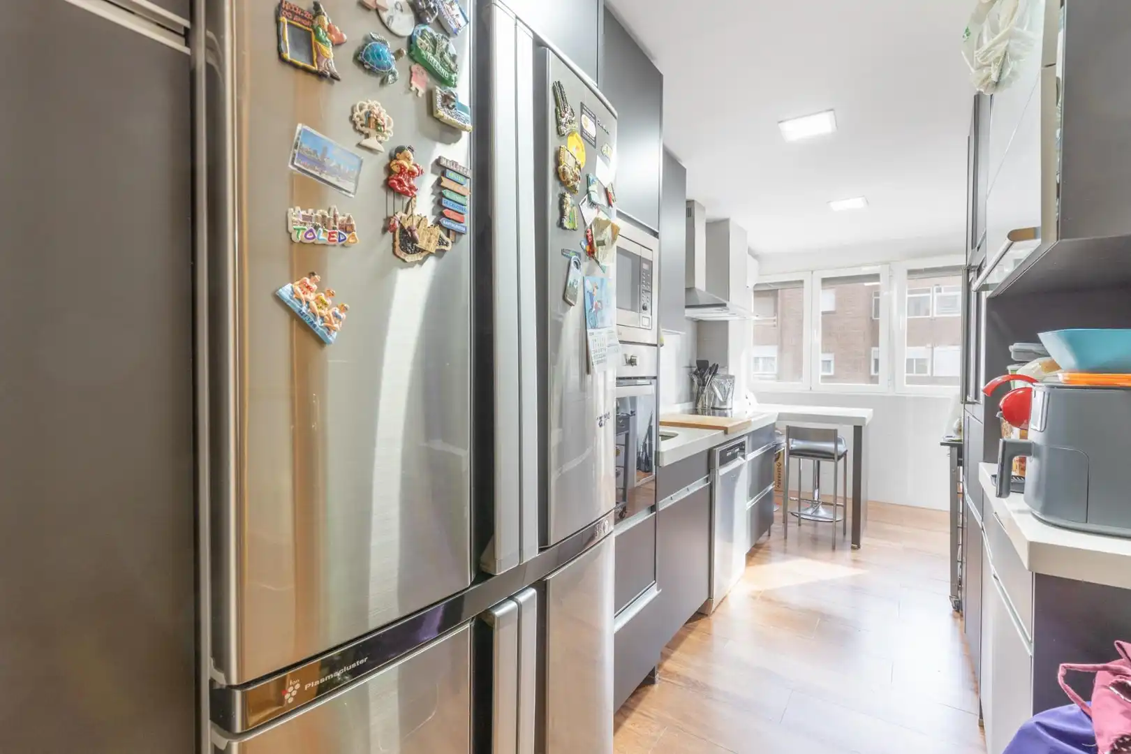 Kitchen of Flat for sale in Granada  with Parquet flooring and Storage room