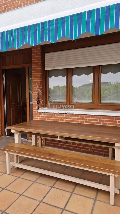 Terrassa de Casa adosada en venda en Sopela amb Calefacció, Jardí privat i Terrassa