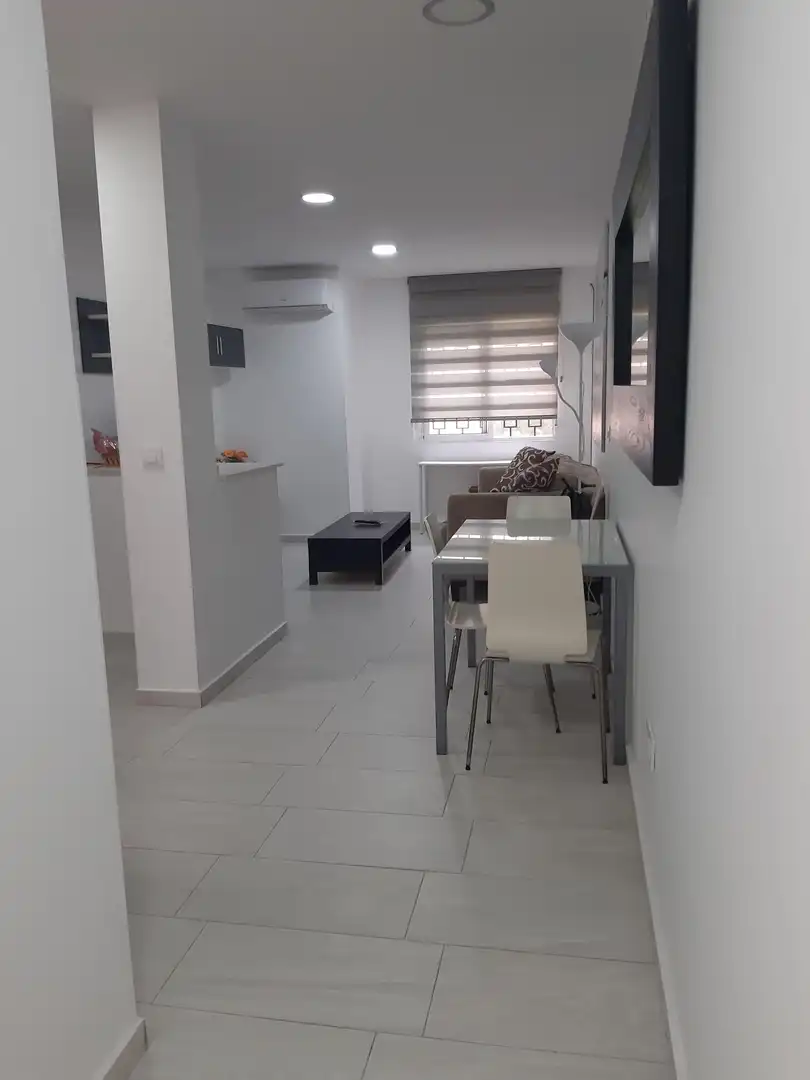 Sala d'estar de Pis de lloguer en Algeciras amb Aire condicionat i Moblat