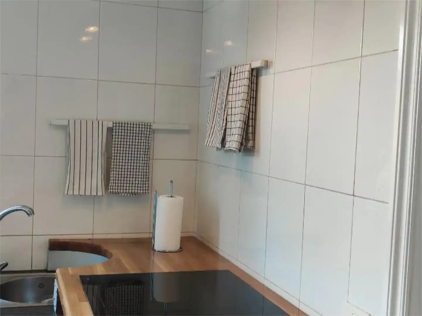 Cuina de Apartament de lloguer en Las Palmas de Gran Canaria amb Moblat i Balcó