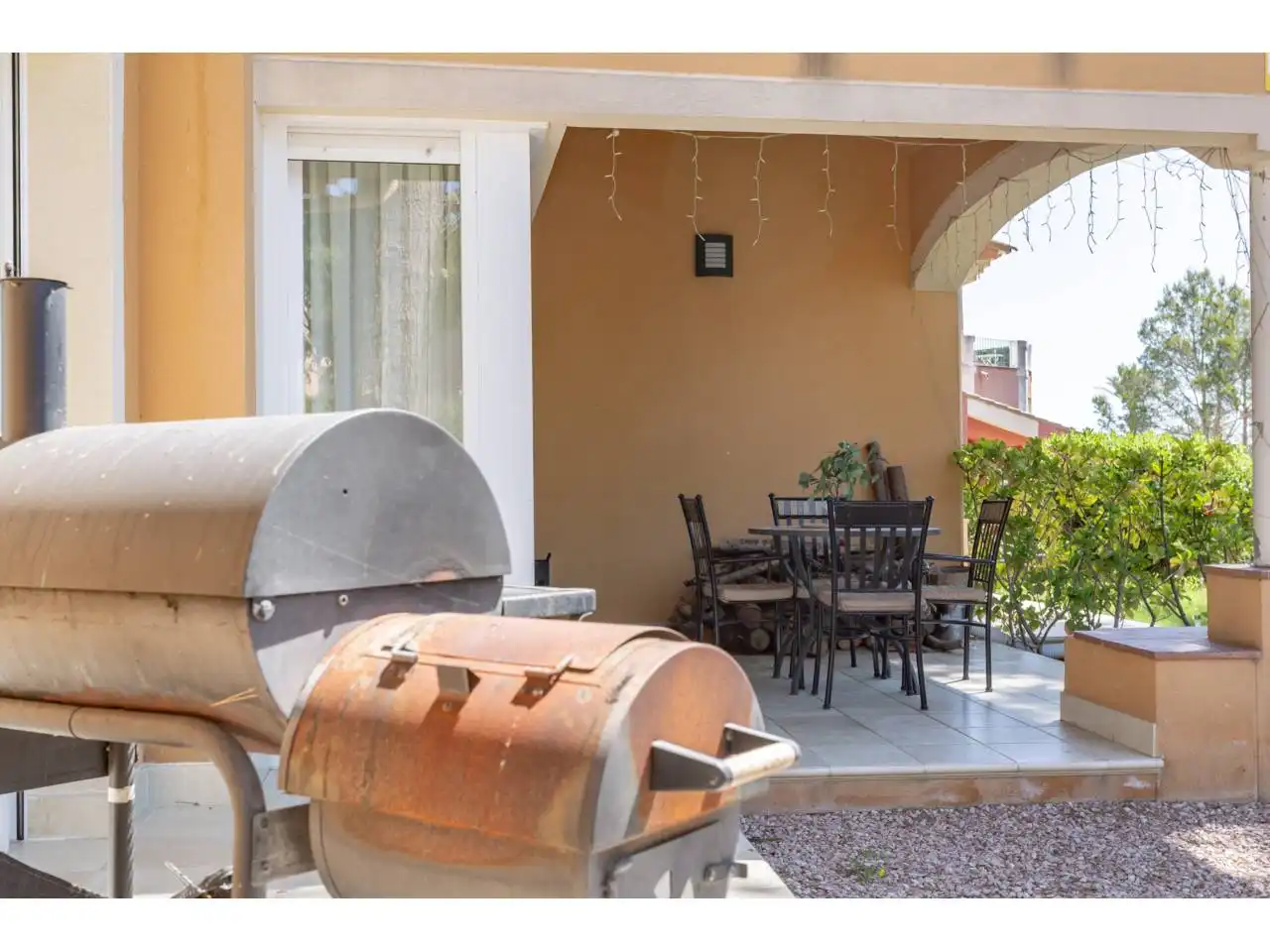 Terraza de Casa o chalet en venta en Mont-roig del Camp con Aire acondicionado, Calefacción y Jardín privado