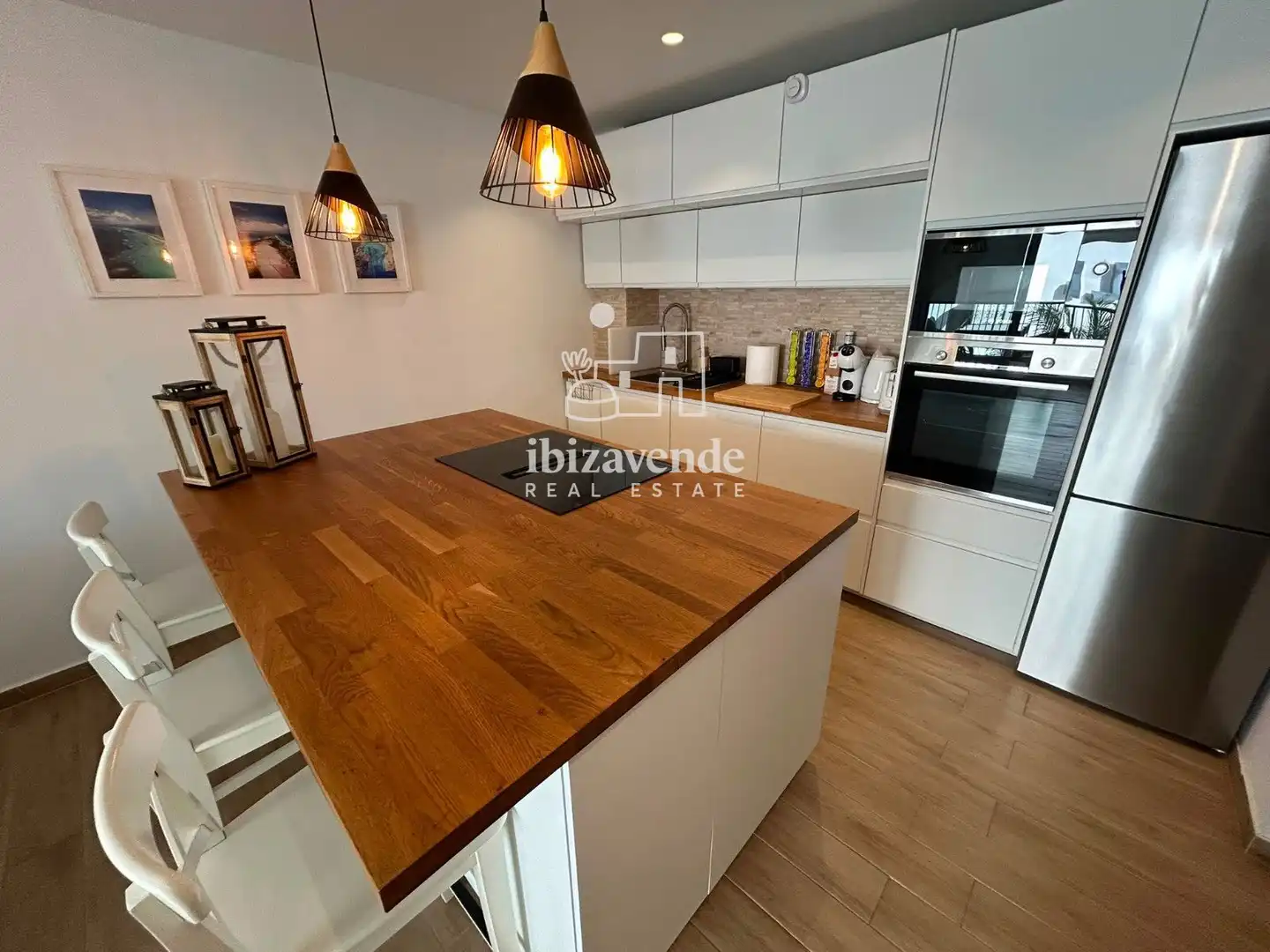 Cocina de Piso de alquiler en Eivissa con Aire acondicionado, Terraza y Piscina