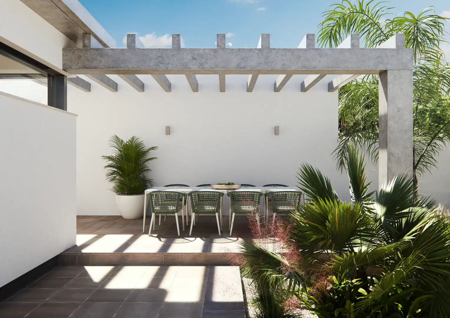 Terrassa de Casa o xalet en venda en San Javier amb Aire condicionat, Calefacció i Jardí privat