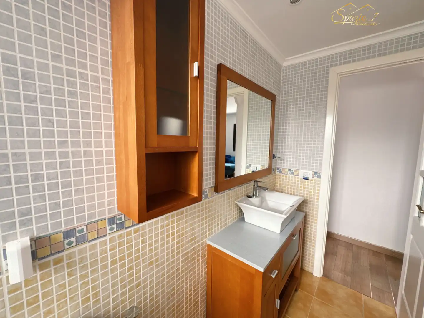 Baño de Piso de alquiler en Agaete con Amueblado, Horno y Lavadora