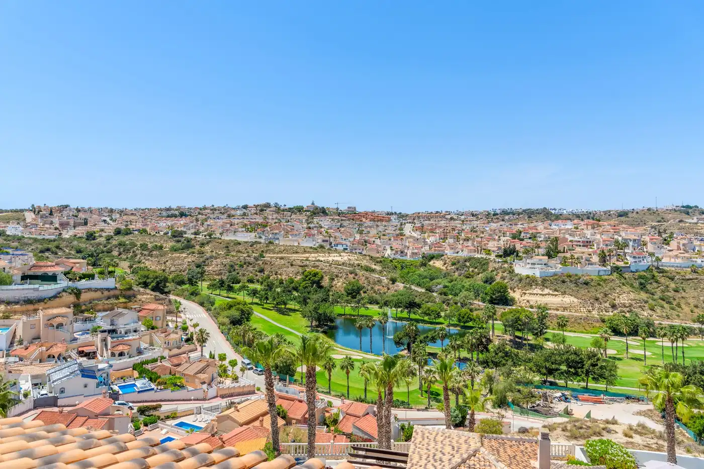 Vista exterior de Casa adosada en venta en Rojales con Aire acondicionado, Terraza y Piscina