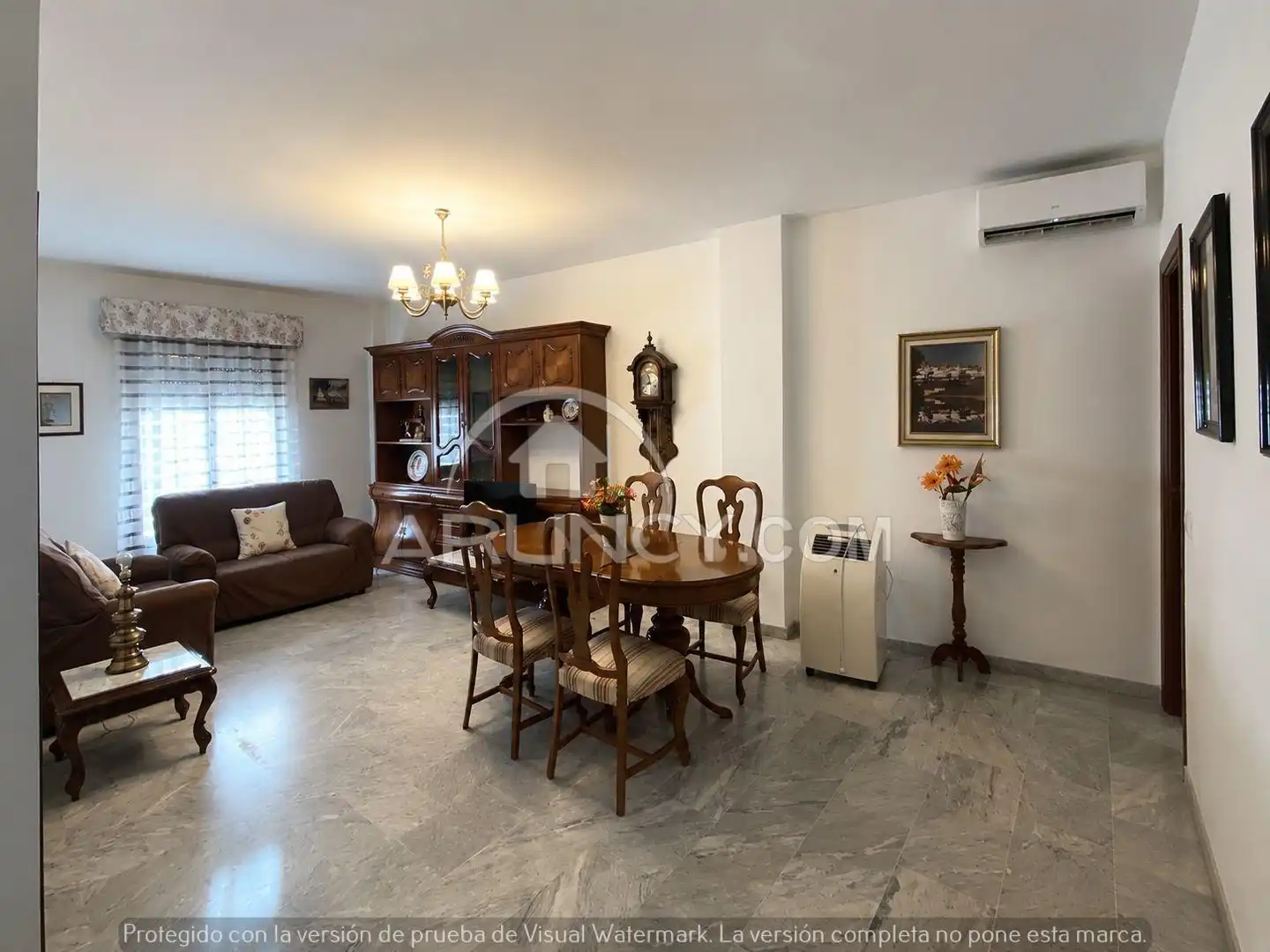 Living room of Flat for rent in Alcalá de Guadaira  with Air Conditioner, Heating and Furnished