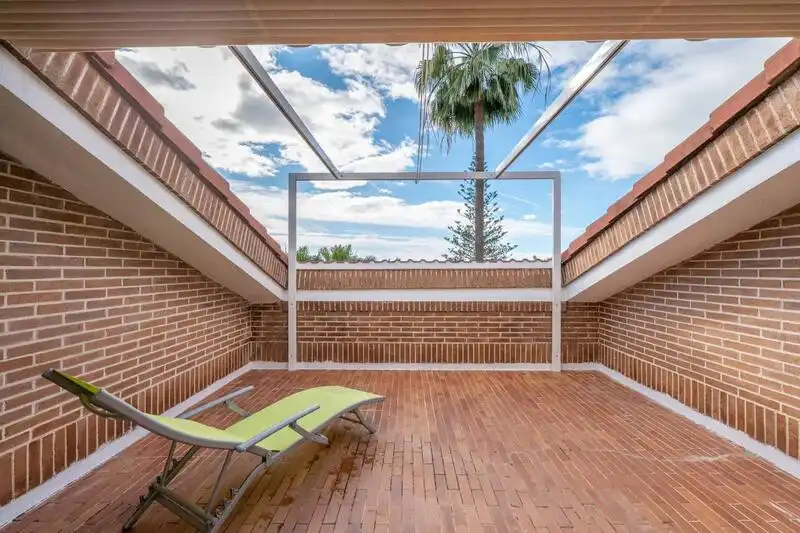 Terrace of Houses for rent in Estepona  with Air Conditioner, Private garden and Terrace