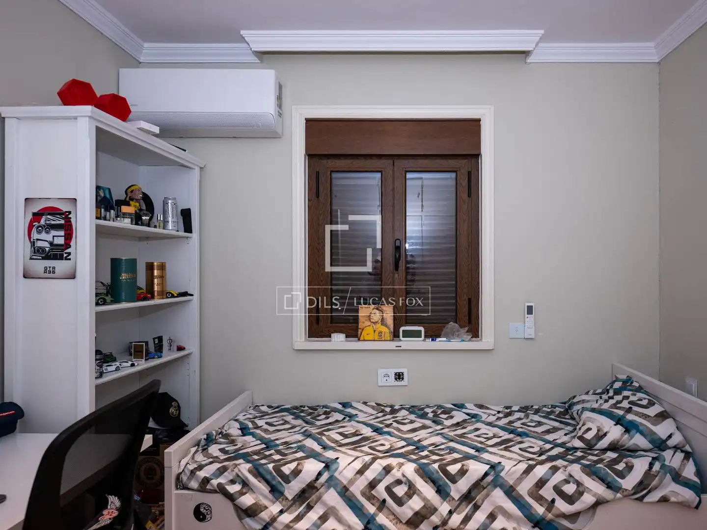 Bedroom of Houses for rent in Madrid  with Air Conditioner, Heating and Private garden