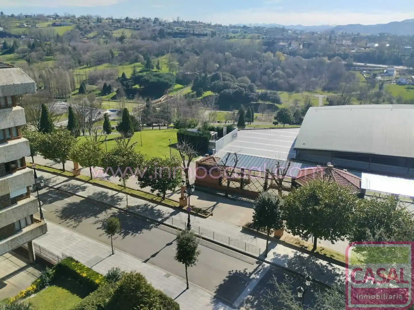Exterior view of Flat for rent in Oviedo   with Heating, Terrace and Storage room