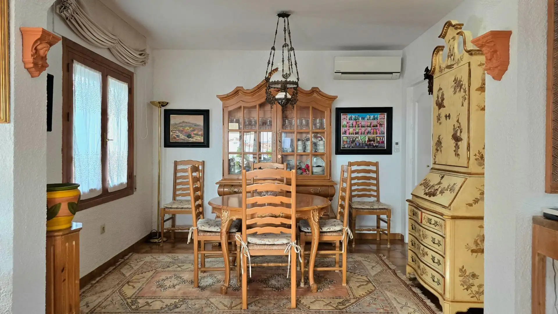 Dining room of Houses for sale in Benalmádena  with Air Conditioner, Heating and Private garden