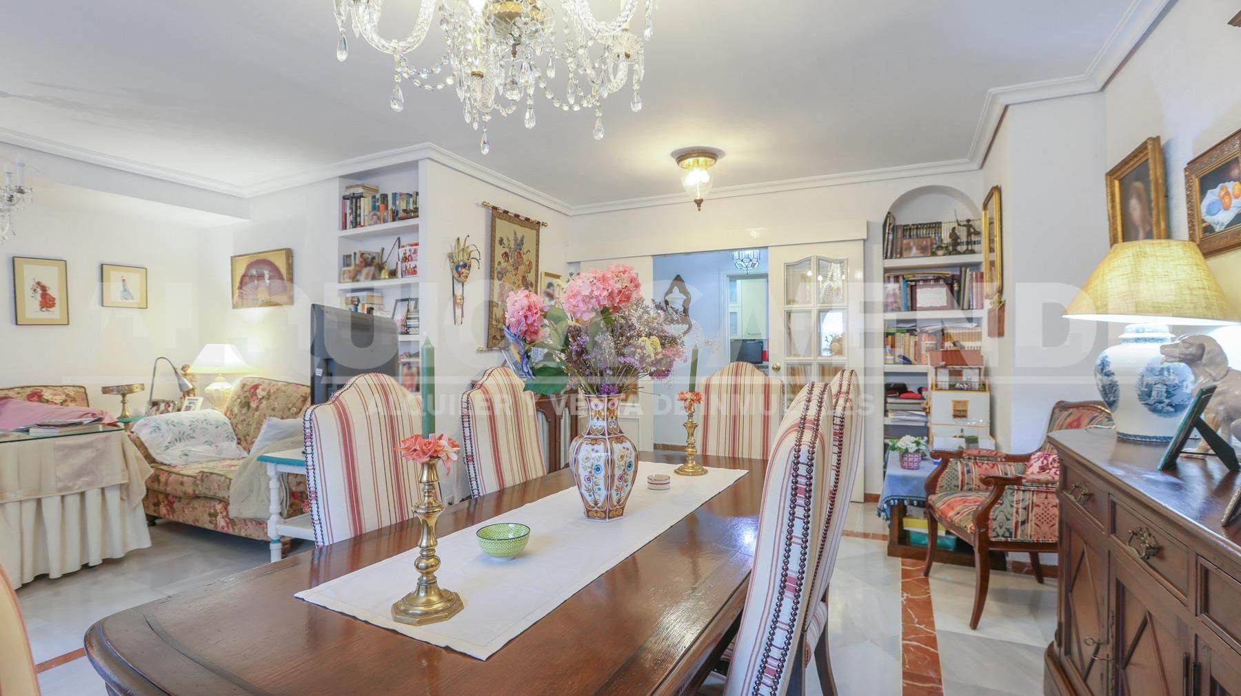 Dining room of Flat for sale in  Sevilla Capital  with Air Conditioner and Storage room