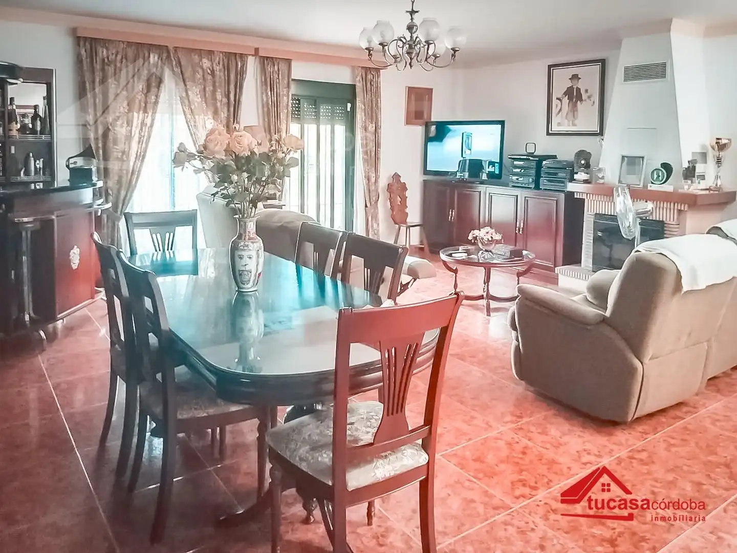 Dining room of Country homes for sale in Córdoba  with Air Conditioner, Private garden and Storage room