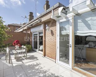 Terrace of Attic for sale in  Barcelona Capital  with Air Conditioner, Heating and Parquet flooring