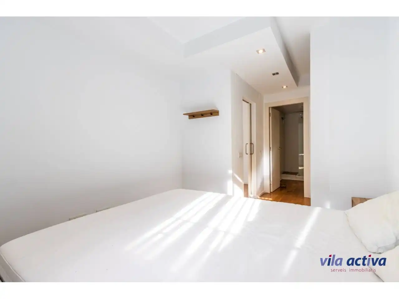 Bedroom of Flat for sale in Sabadell  with Air Conditioner, Heating and Parquet flooring