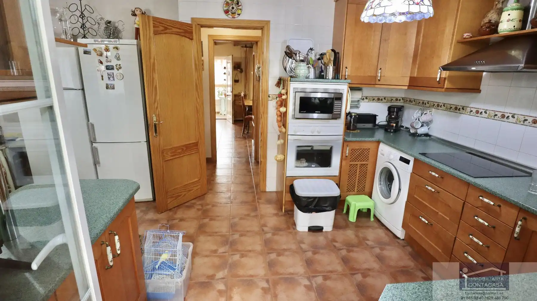 Cuina de Casa o xalet en venda en Miraflores de la Sierra amb Calefacció, Terrassa i Traster