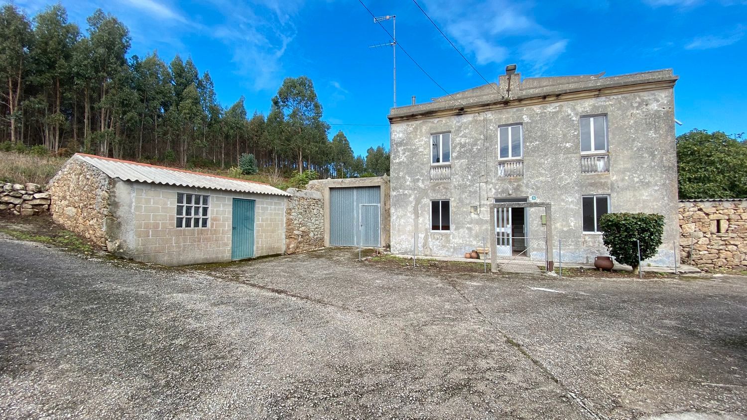 Exterior view of Country house for sale in Carballo  with Heating, Private garden and Terrace