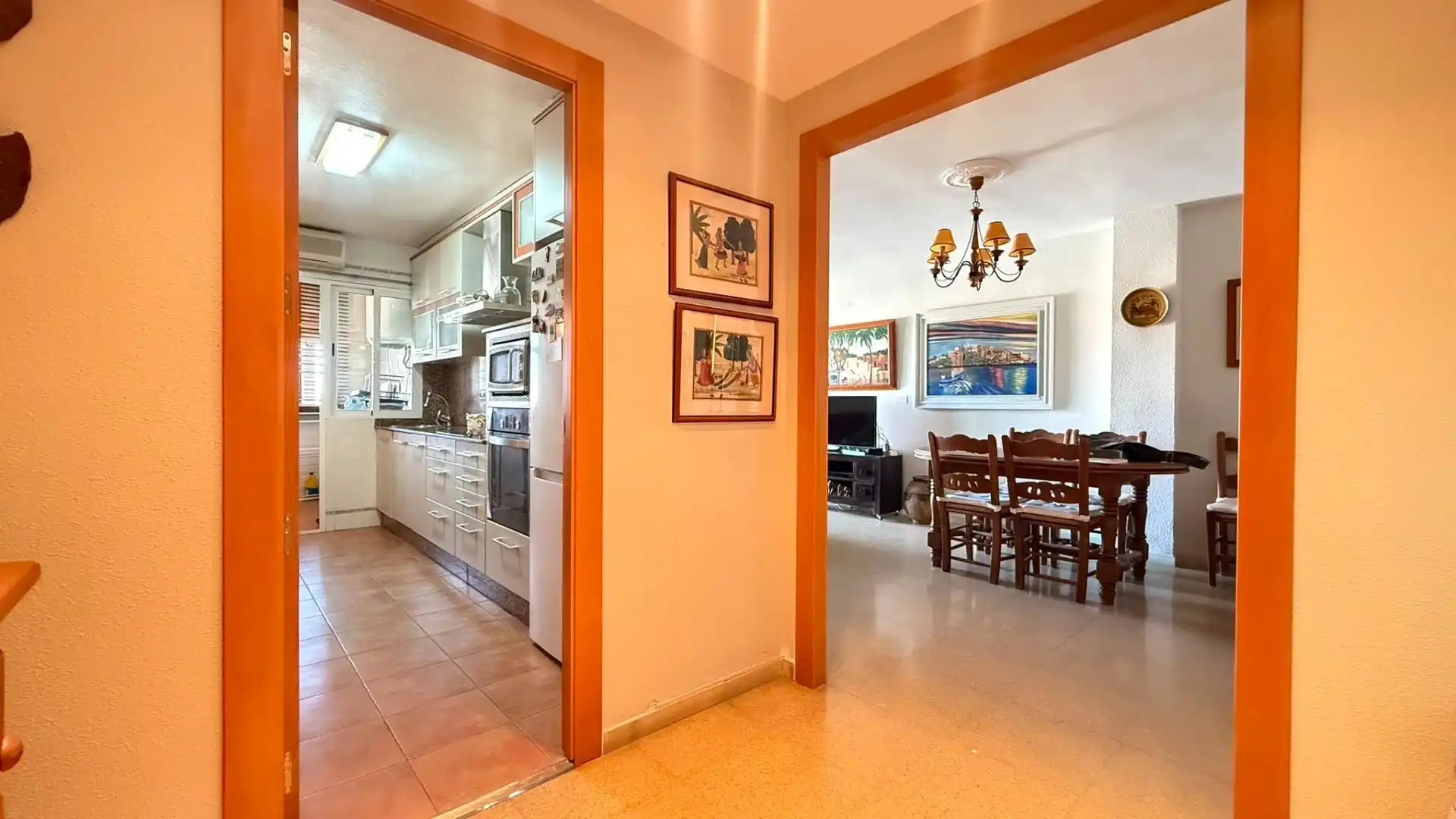 Kitchen of Flat for sale in Águilas  with Air Conditioner, Storage room and Furnished