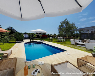 Piscina de Casa o xalet en venda en Calera y Chozas amb Aire condicionat, Terrassa i Piscina