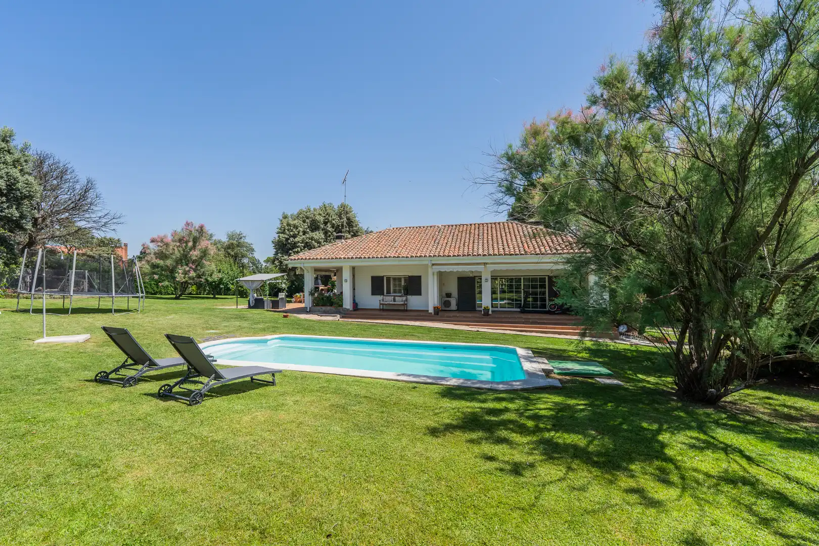 Jardín de Casa o chalet en venta en San Agustín del Guadalix con Aire acondicionado, Calefacción y Jardín privado