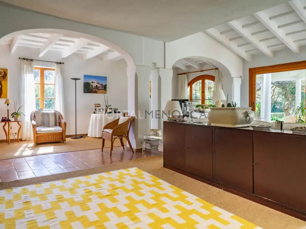 Sala d'estar de Finca rústica en venda en Maó - Mahón