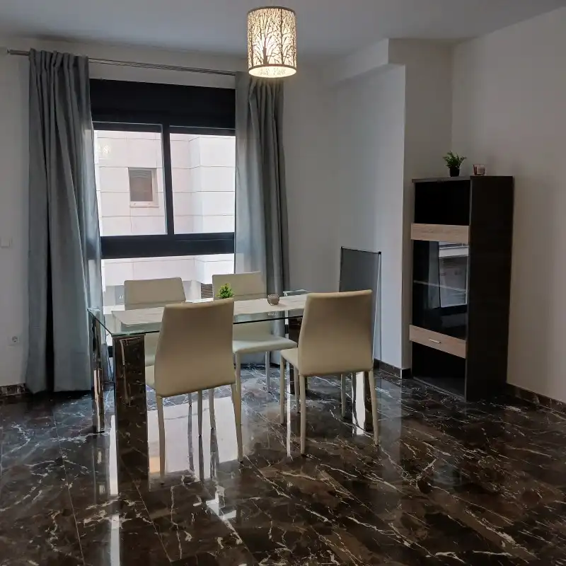 Dining room of Flat for rent in La Font d'en Carròs  with Air Conditioner, Furnished and Balcony