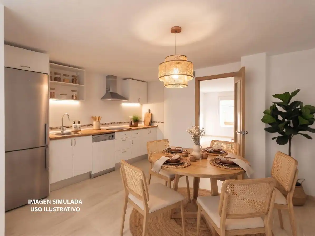 Cocina de Piso en venta en Alicante / Alacant con Terraza