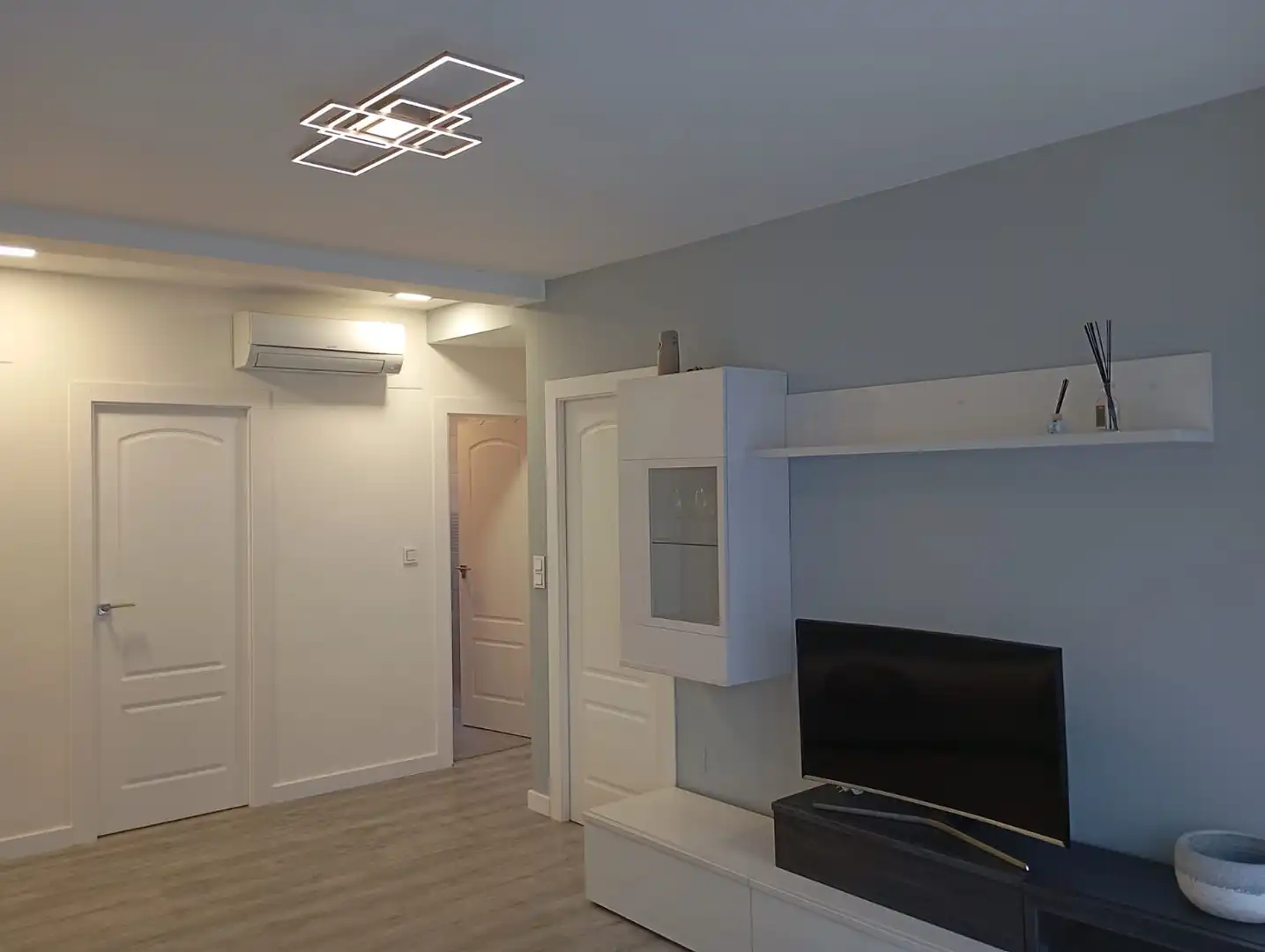 Living room of Flat for sale in Murcia  with Air Conditioner, Furnished and Oven
