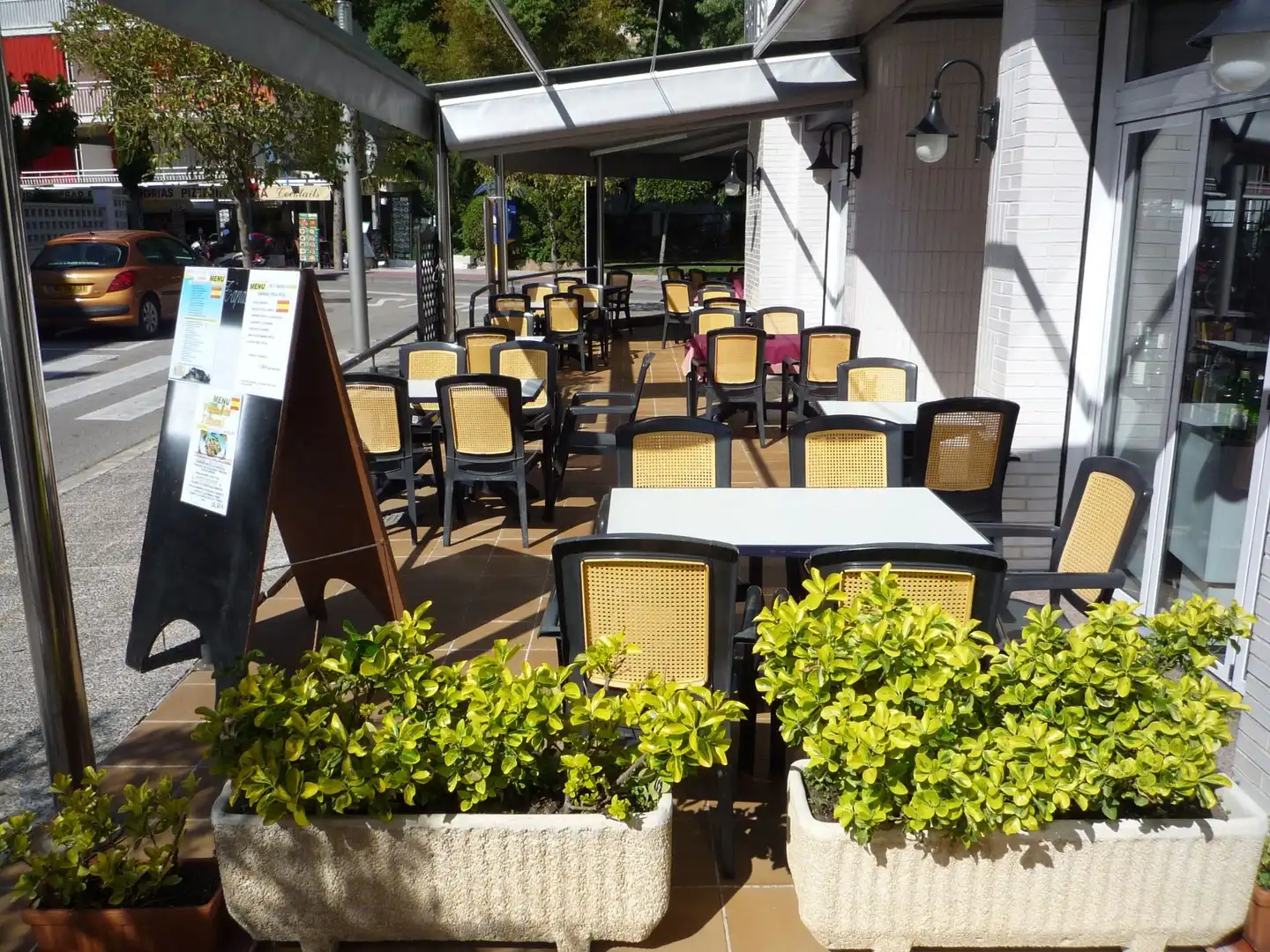 Terrasse von Geschaftsraum zum Verkauf in Tossa de Mar mit Klimaanlage, Terrasse und Möbliert
