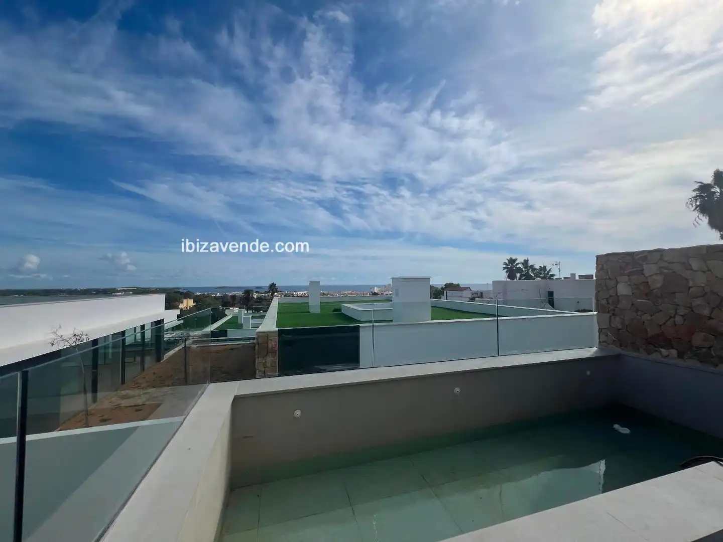 Vista exterior de Casa o chalet de alquiler en Santa Eulària des Riu con Aire acondicionado, Calefacción y Jardín privado