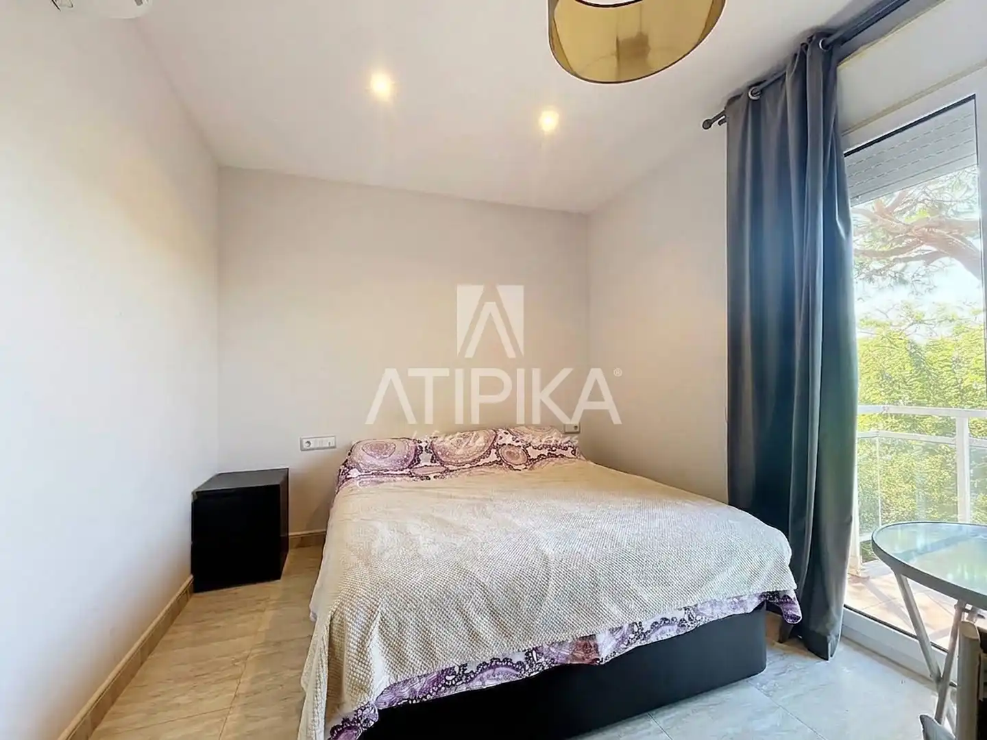 Schlafzimmer von Wohnung zur Miete in Castelldefels mit Klimaanlage, Heizung und Terrasse