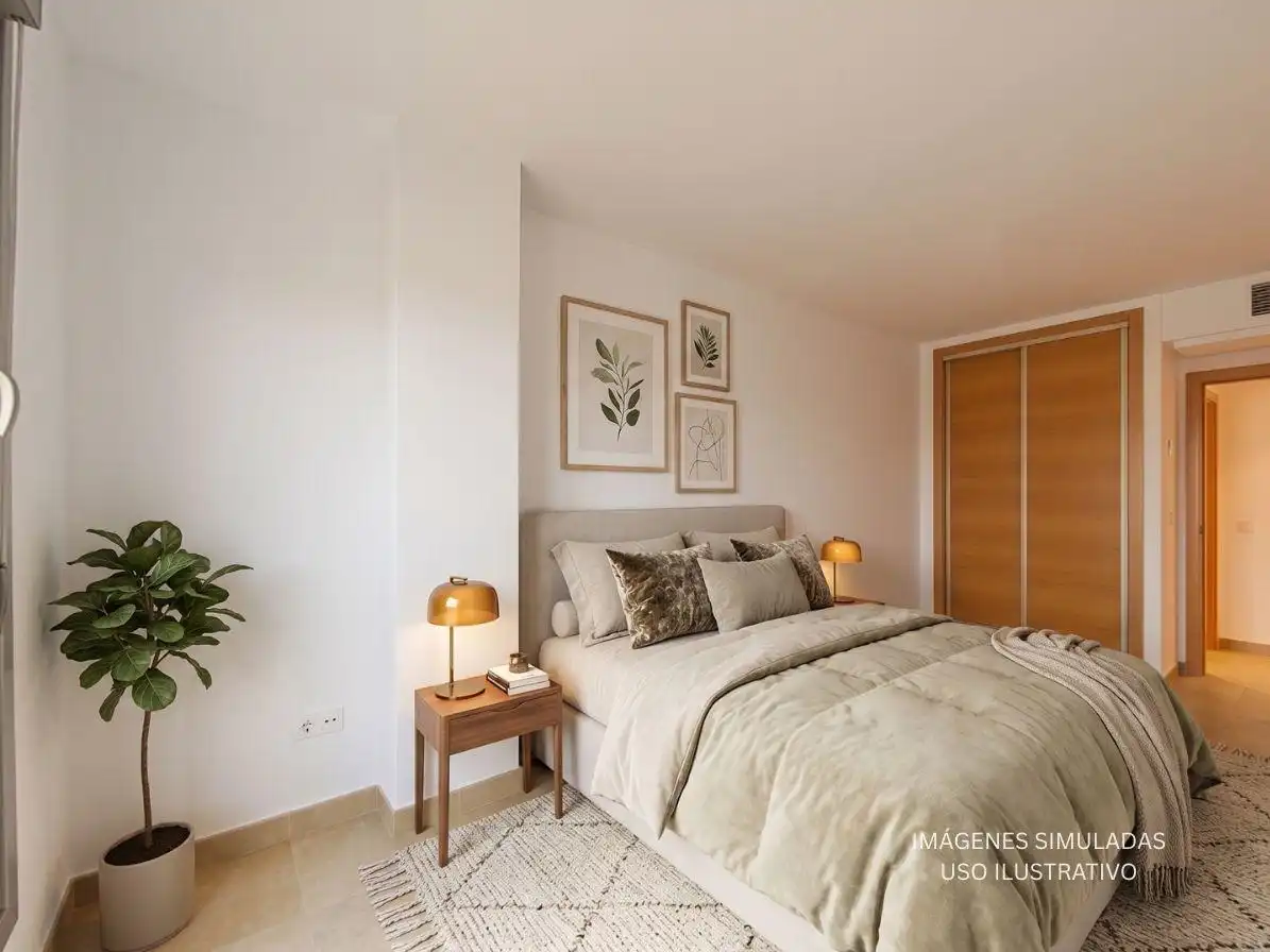 Bedroom of Flat for sale in Alicante / Alacant  with Community pool