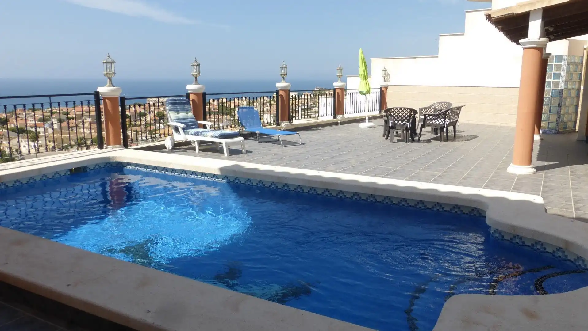 Piscina de Casa o xalet en venda en Mazarrón amb Aire condicionat, Terrassa i Piscina