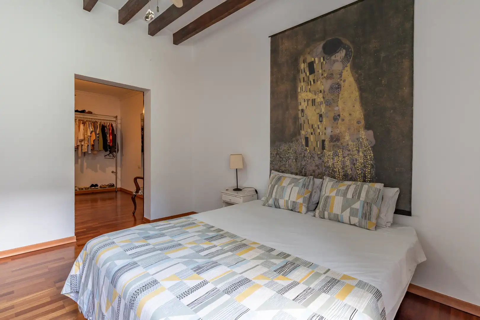 Bedroom of Flat for sale in  Palma de Mallorca  with Furnished and Balcony