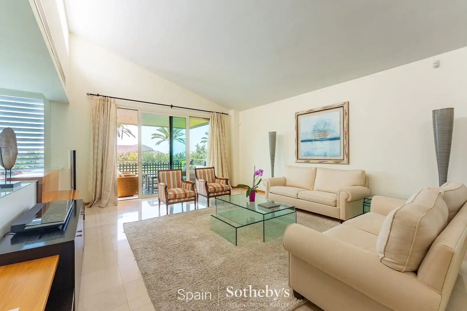 Sala de estar de Casa o chalet de alquiler en Arona con Aire acondicionado, Jardín privado y Terraza