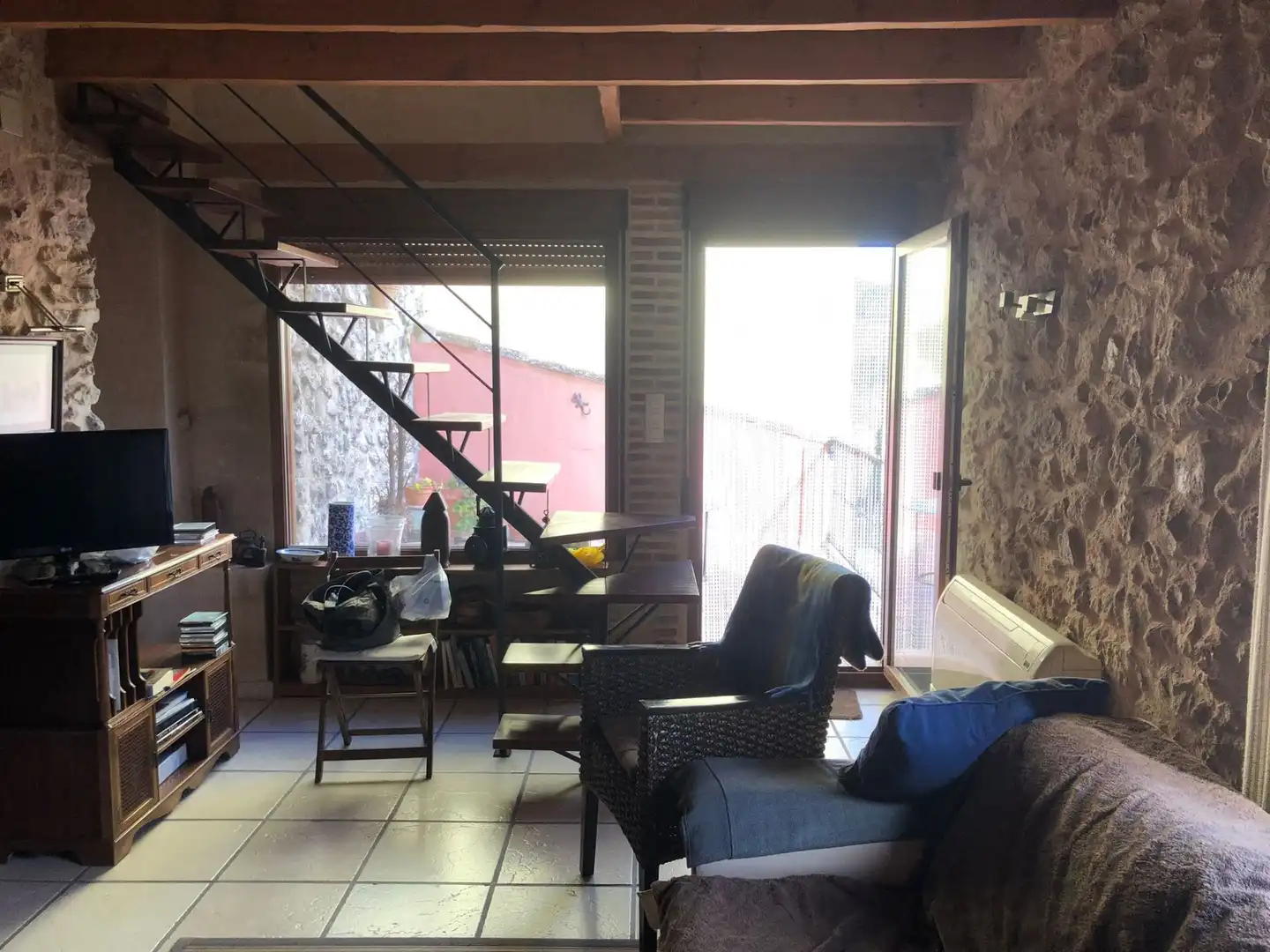 Schlafzimmer von Wohnungen zum Verkauf in La Vall d'Alcalà mit Klimaanlage und Möbliert