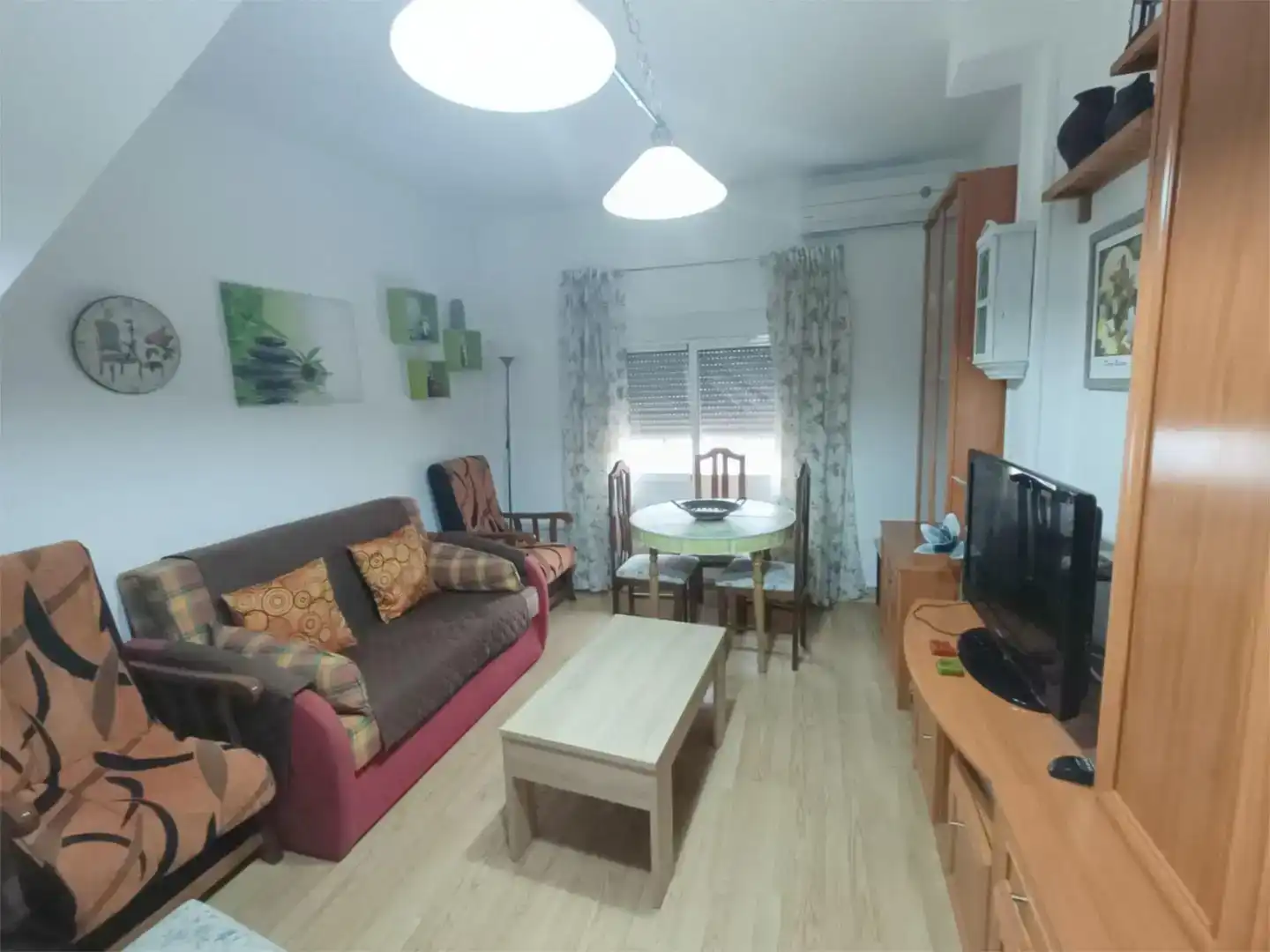 Sala d'estar de Pis en venda en Arenas de San Juan  amb Aire condicionat i Moblat